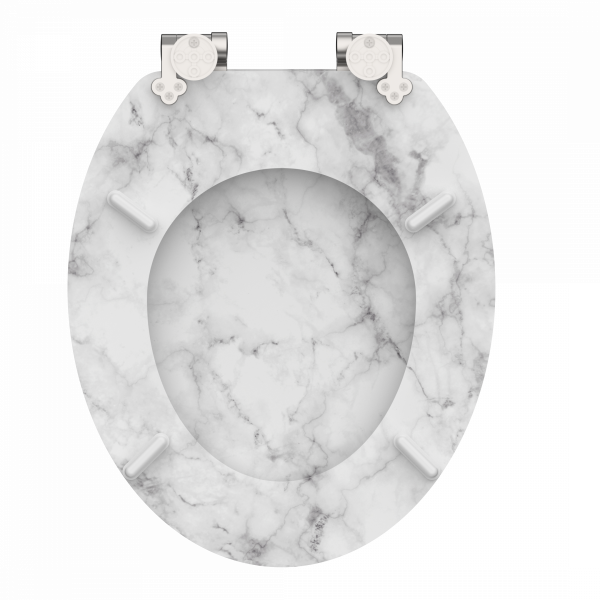 MDF WC-Sitz MARMOR STONE, mit Absenkautomatik
