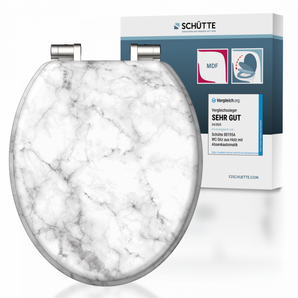 MDF WC-Sitz MARMOR STONE, mit Absenkautomatik
