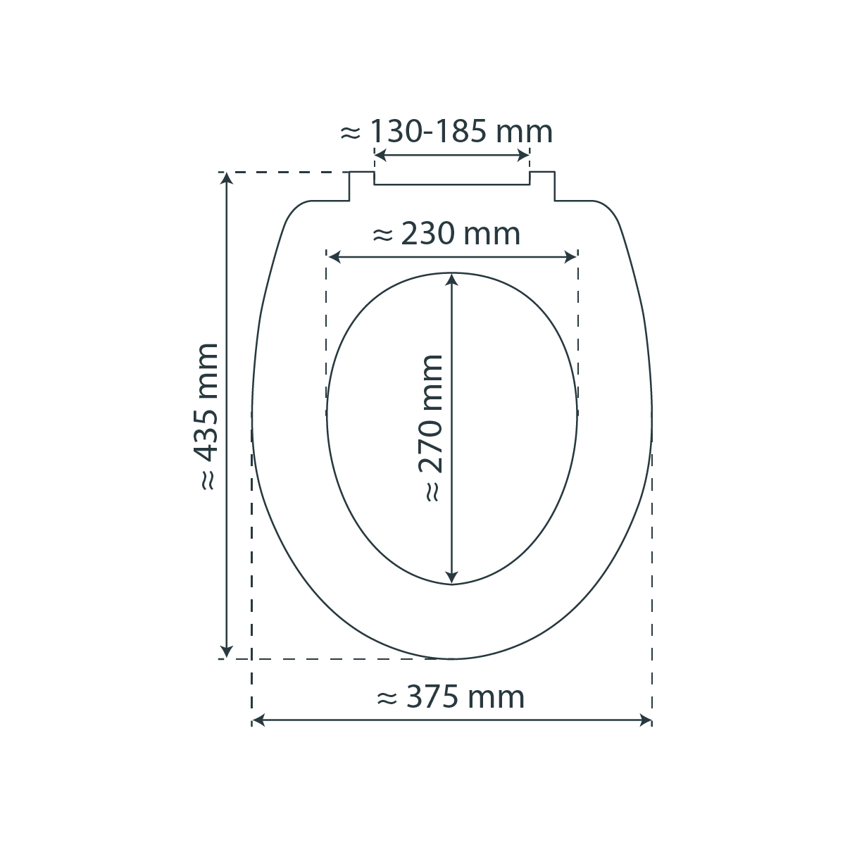 MDF WC-Sitz MARMOR STONE, mit Absenkautomatik