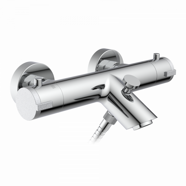 LONDON Thermostat Wannenf&uuml;llarmatur, Chrom