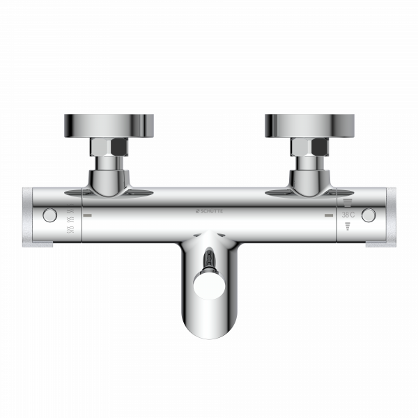 LONDON Thermostat Wannenf&uuml;llarmatur, Chrom