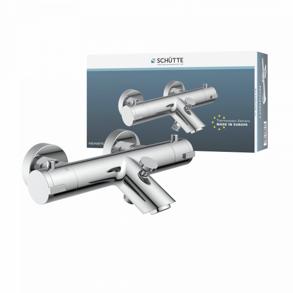 LONDON Thermostat Wannenf&uuml;llarmatur, Chrom