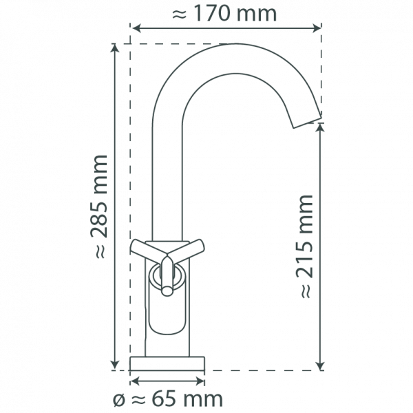 ELIOT Waschtischarmatur, Chrom