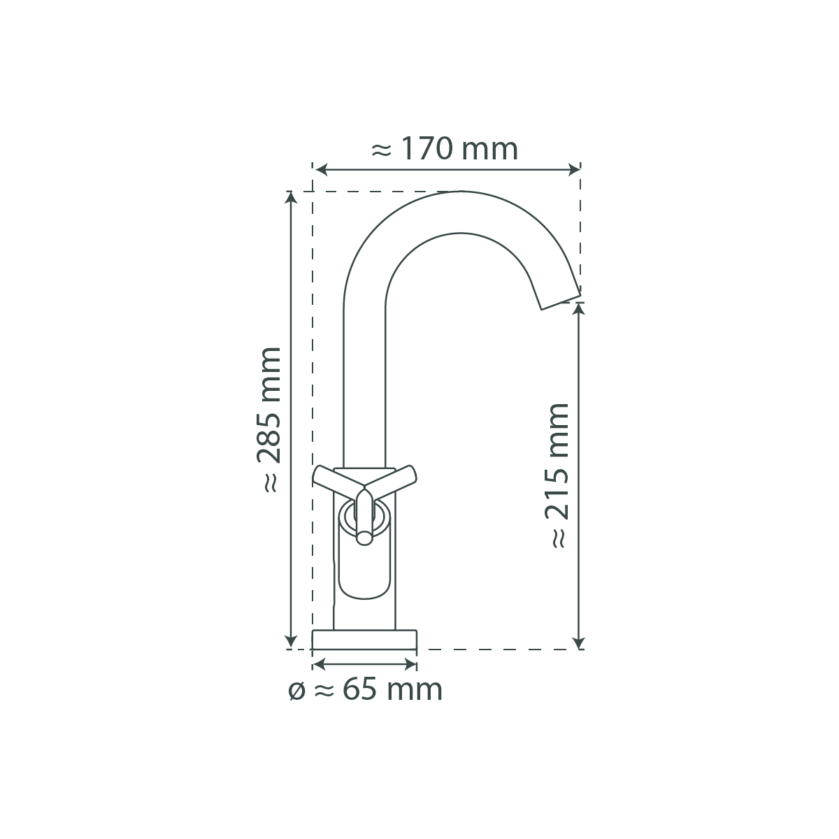 ELIOT Waschtischarmatur, Chrom