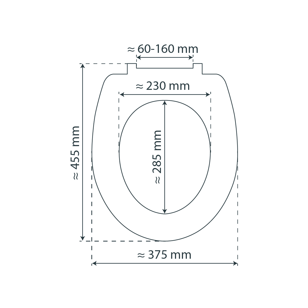 Duroplast WC-Sitz SUNSET SKY, mit Absenkautomatik und Schnellverschluss