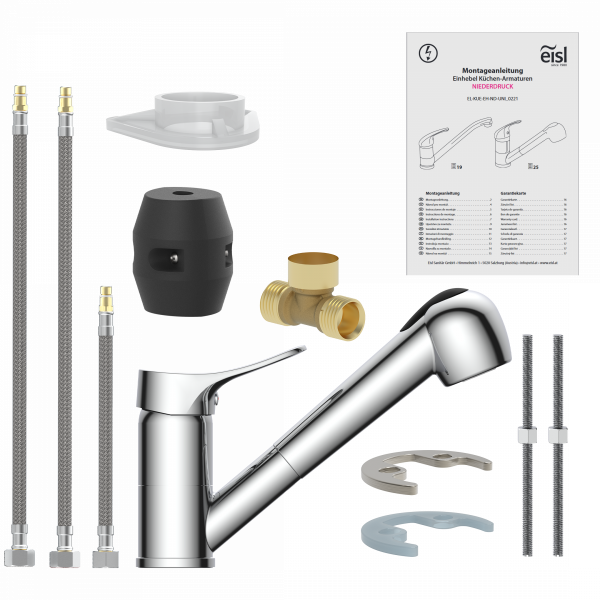 VERONA Sp&uuml;ltischarmatur Niederdruck, Chrom