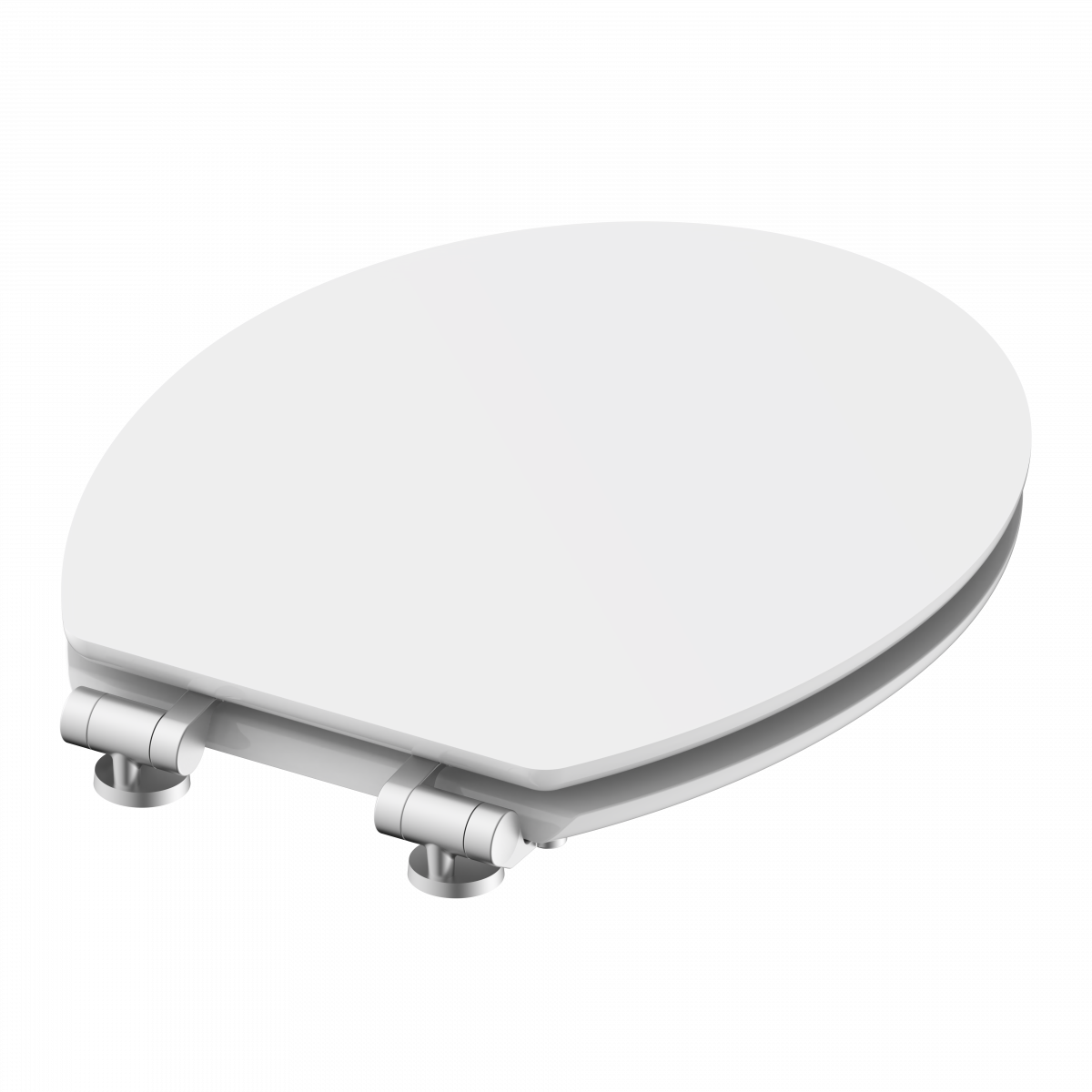 WC-Sitz Gaia aus MDF, in Weiß mit Absenkautomatik, FSC-zertifiziert