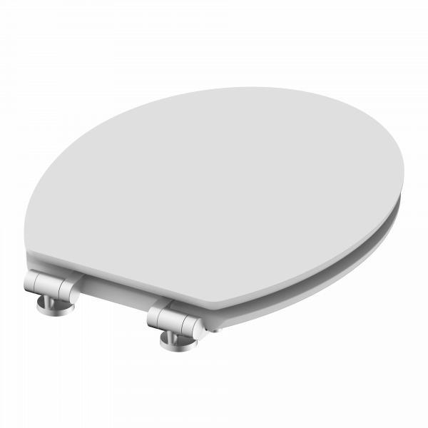 WC-Sitz Gaia aus MDF, in Grau mit Absenkautomatik, FSC-zertifiziert