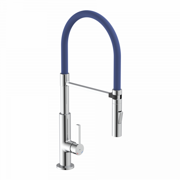 K&uuml;chenarmatur Nova, in Chrom mit herausnehmbarer Geschirrbrause, Hochdruck