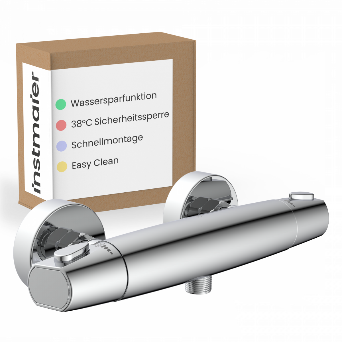 Duscharmatur Beatrice, in Chrom mit Thermostat
