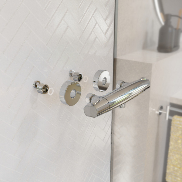 Duscharmatur Beatrice, in Chrom mit Thermostat