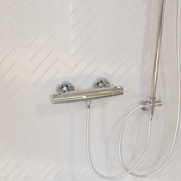 Duscharmatur Beatrice, in Chrom mit Thermostat