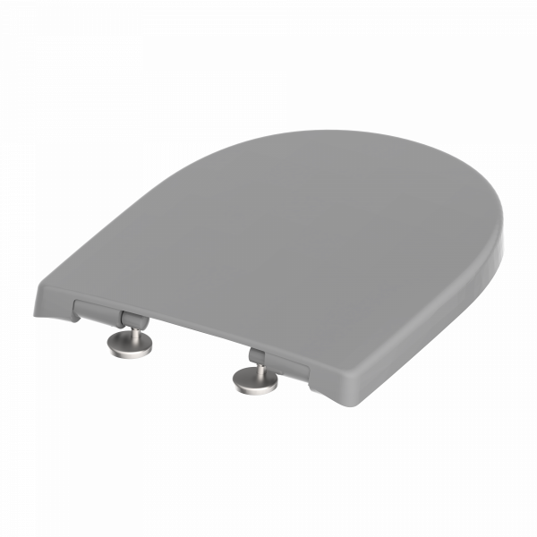 WC-Sitz Alma Made in Germany, in Grau mit Absenkautomatik, D-Form