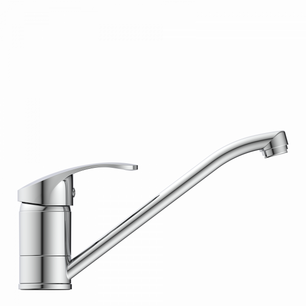 K&uuml;chenarmatur Vera, in Chrom mit schwenkbarem Auslauf, Hochdruck