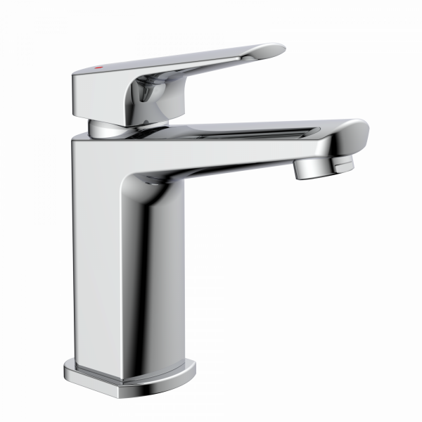 Waschtischarmatur Amelie, in Chrom und minimalistischer Form