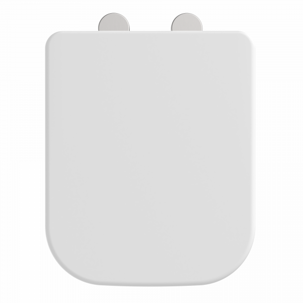 WC-Sitz Helma, in Weiß mit Absenkautomatik und Schnellverschluss, E-Form