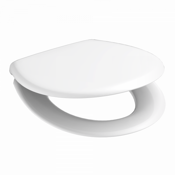 WC-Sitz Alma Made in Germany, in Wei&szlig; mit Absenkautomatik und Schnellverschluss, O-Form