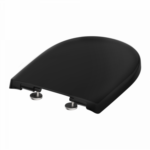 WC-Sitz Alma Made in Germany, in Schwarz mit Absenkautomatik, D-Form