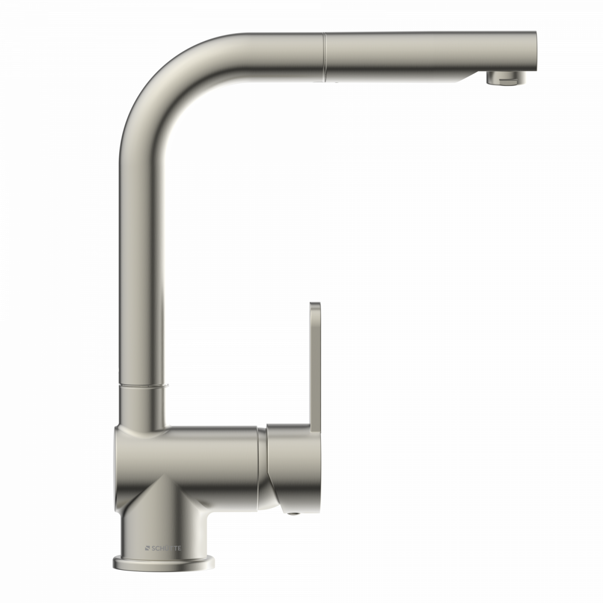 LONDON Spültischarmatur, Edelstahloptik, mit herausziehbarem Auslauf