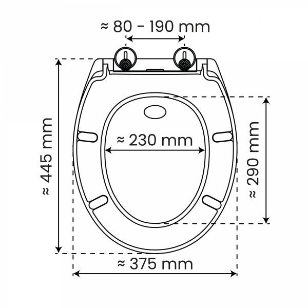 WC-Sitz Helma, in Koralle mit Absenkautomatik und Schnellverschluss, O-Form