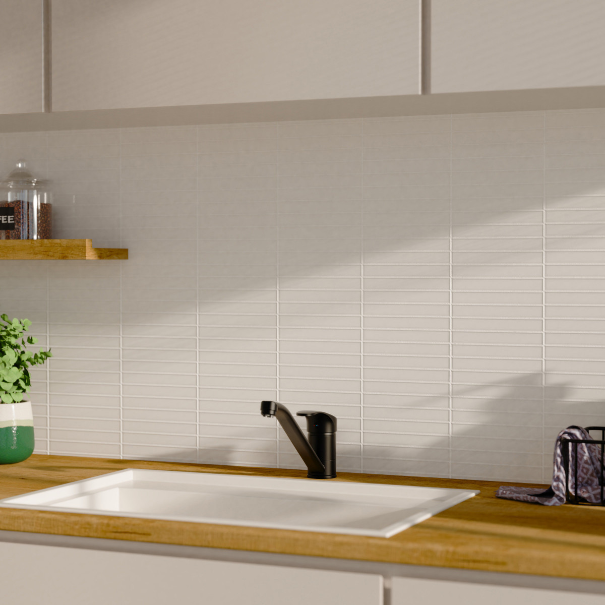 Küchenarmatur Vera, in Schwarz matt mit schwenkbarem Auslauf, Niederdruck