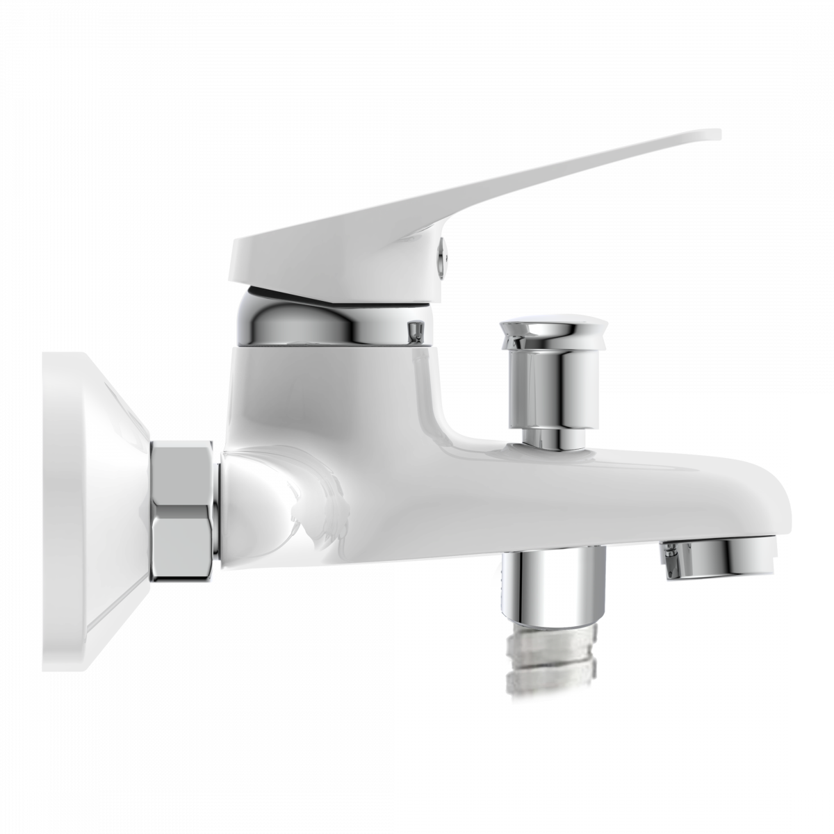 Wannenfüllarmatur SPEED, Weiß