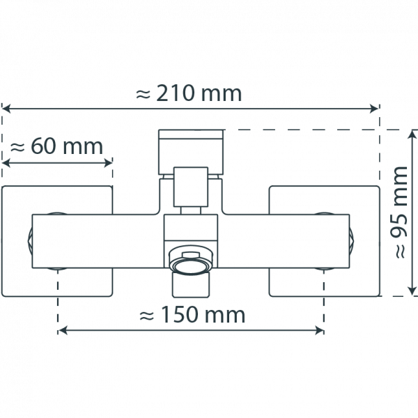 TOKYO II Wannenfüllarmatur, Chrom