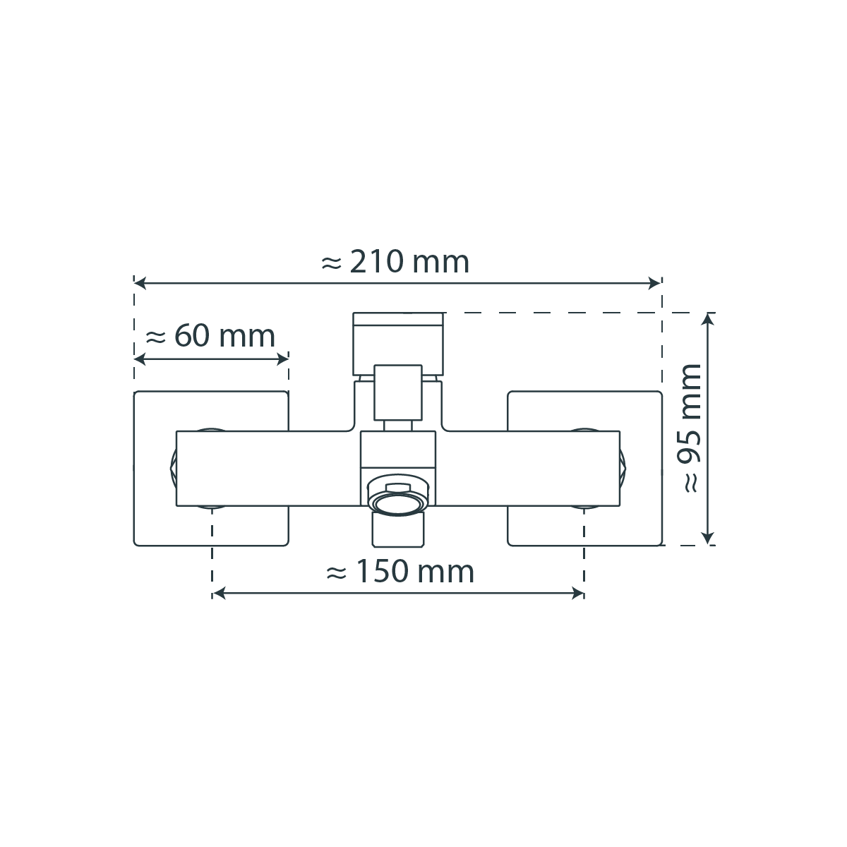 TOKYO II Wannenfüllarmatur, Chrom