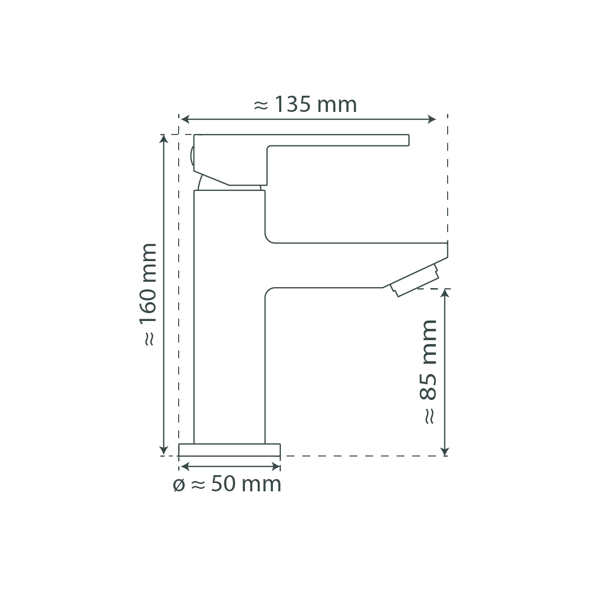 TOKYO II Waschtischarmatur, Chrom