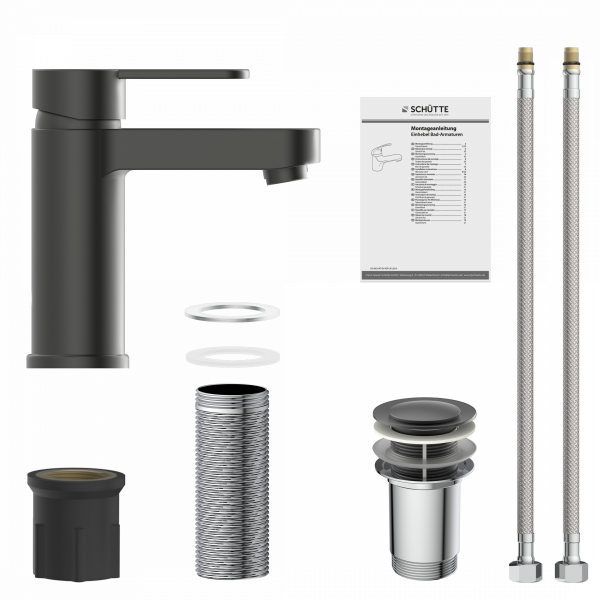 ELEPHANT Waschtischarmatur, Graphit matt