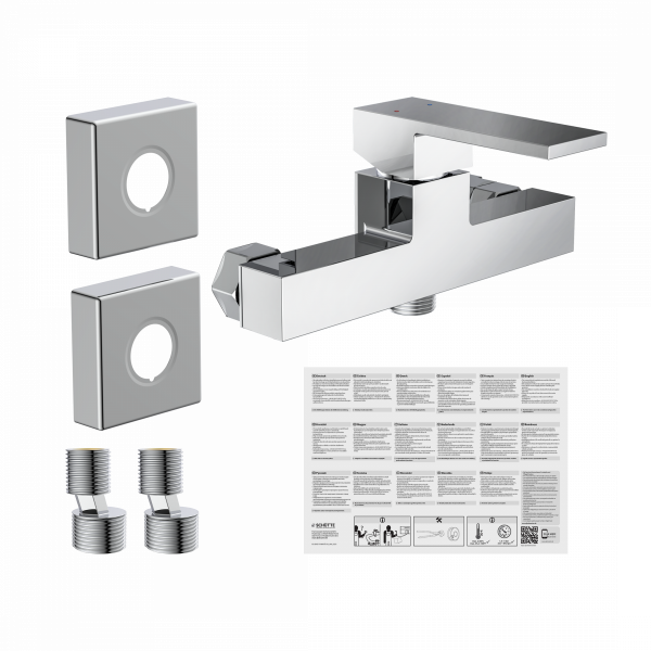 TOKYO II Duscharmatur, Chrom