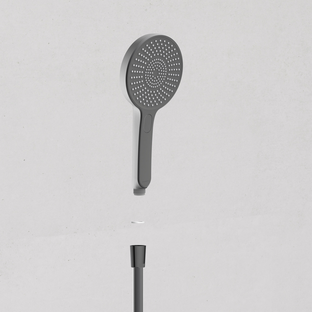 KARIBIK Stangenbrause-Set, Graphit matt