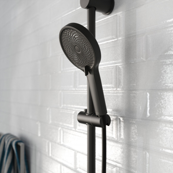 SAMOA RAIN Duschkopf, wassersparend, Schwarz matt