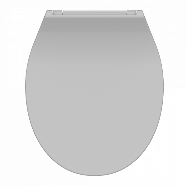 Duroplast WC-Sitz SLIM Grey, mit Absenkautomatik und Schnellverschluss