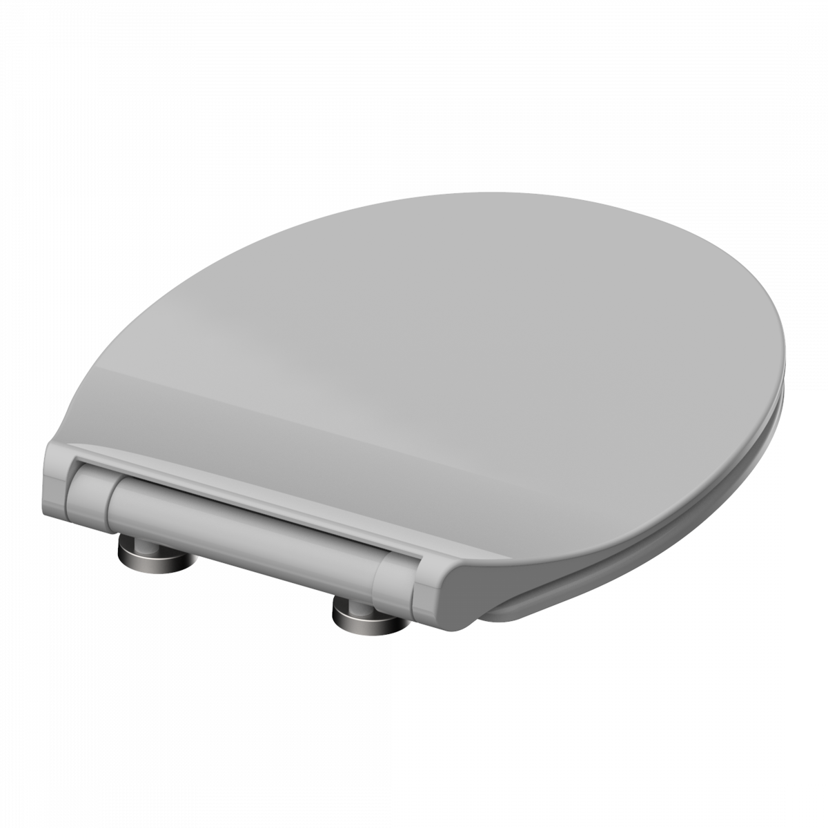 Duroplast WC-Sitz SLIM Grey, mit Absenkautomatik und Schnellverschluss