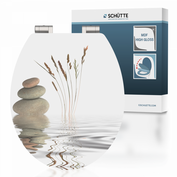 MDF High Gloss WC-Sitz BALANCE, mit Absenkautomatik