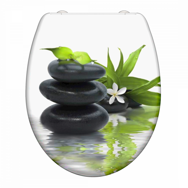 Duroplast WC-Sitz JASMIN, mit Absenkautomatik und Schnellverschluss