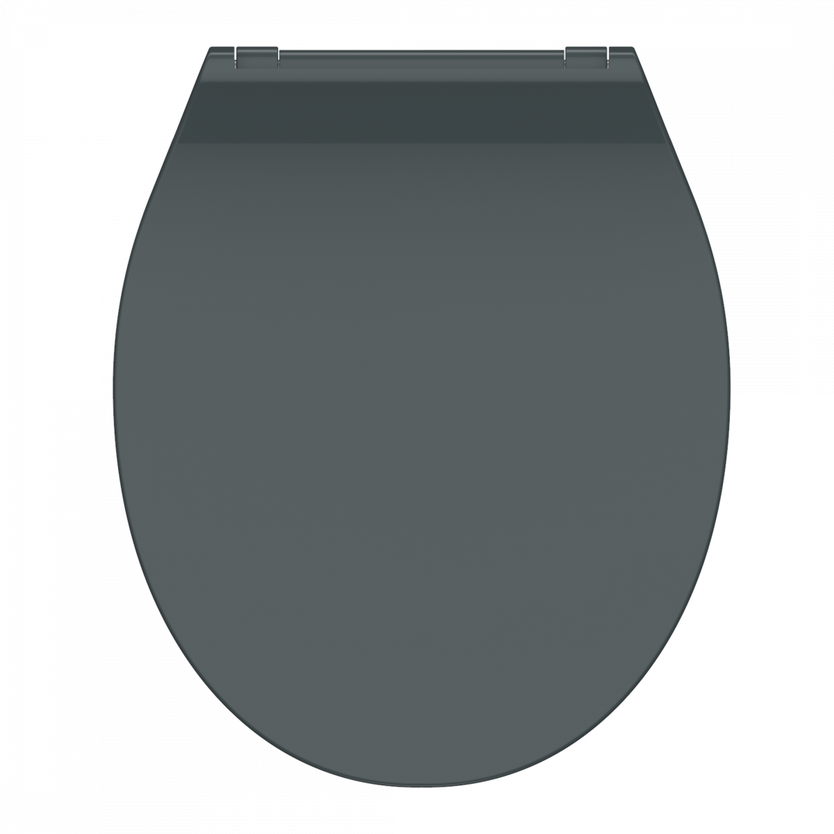 Duroplast WC-Sitz SLIM Anthrazit, mit Absenkautomatik und Schnellverschluss