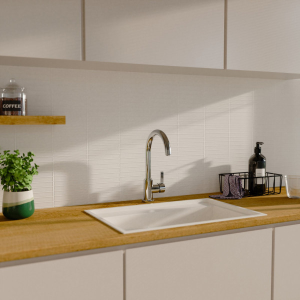 K&uuml;chenarmatur Leona, in Chrom mit Rundbogenauslauf, Niederdruck