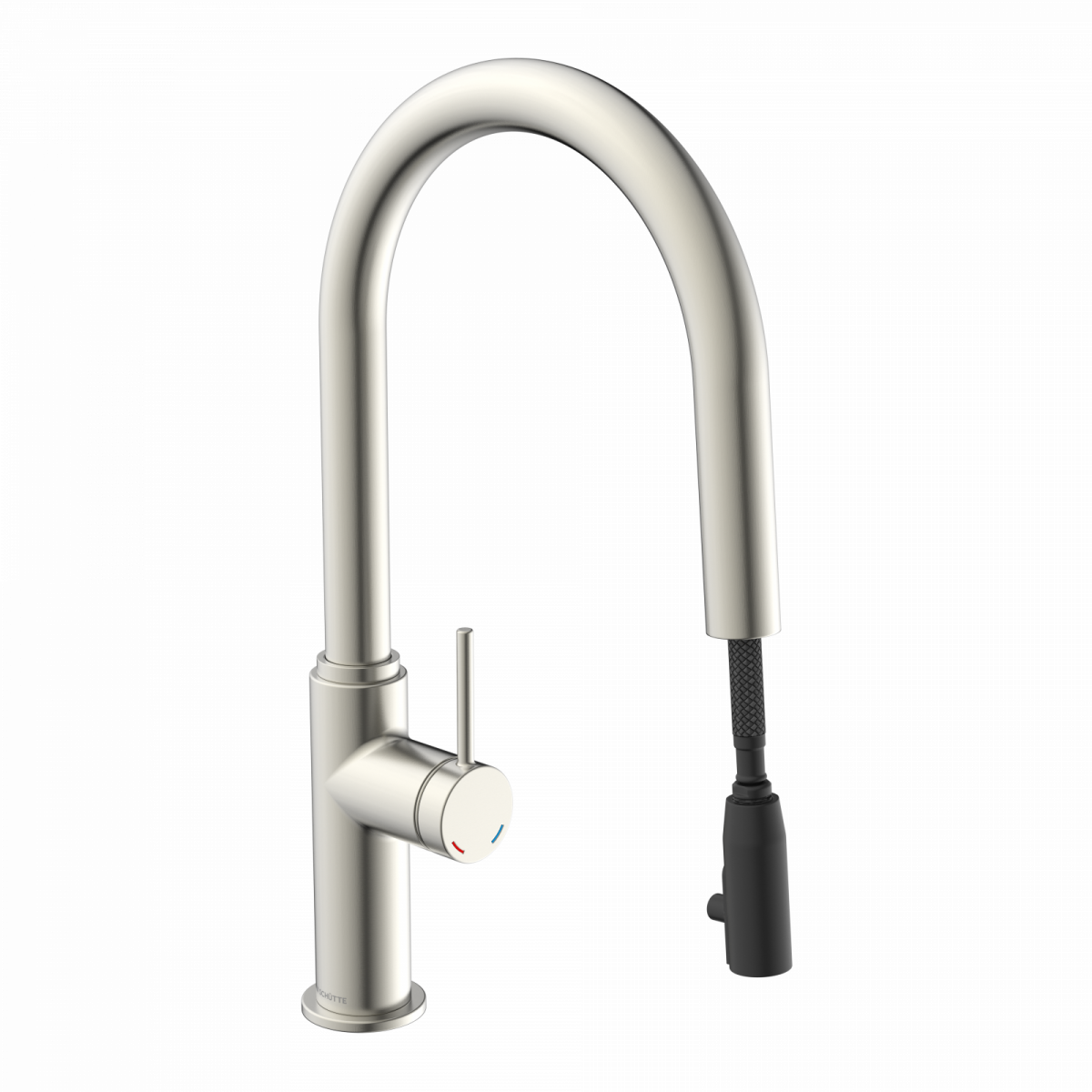 BLACKPOOL Spültischarmatur, Edelstahloptik, mit herausziehbarem Auslauf