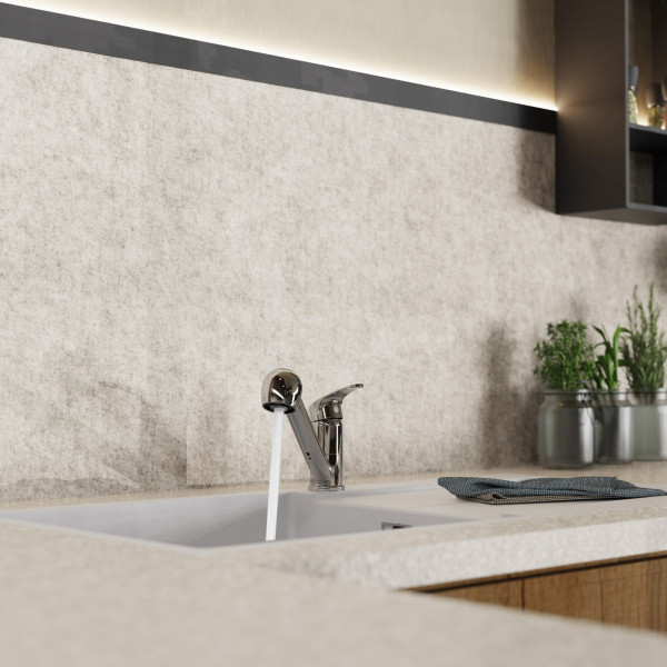 WK 7 in Chrom, Küchenarmatur mit herausziehbarer Brause