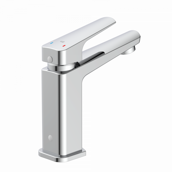 Waschtischarmatur Amelie, in Chrom und minimalistischer Form