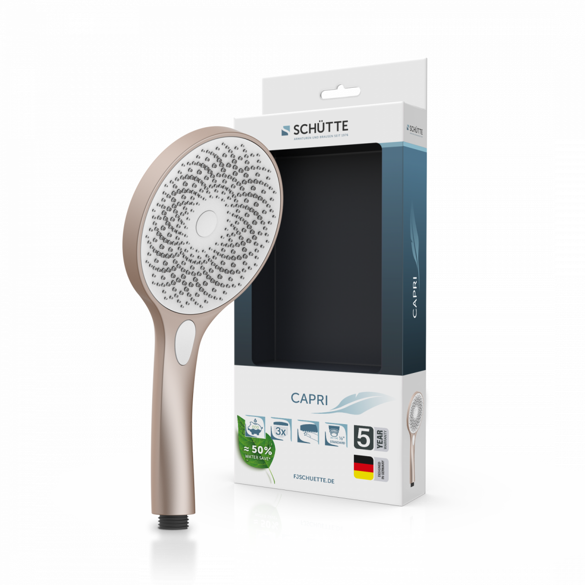 CAPRI Handbrause, Rosé matt