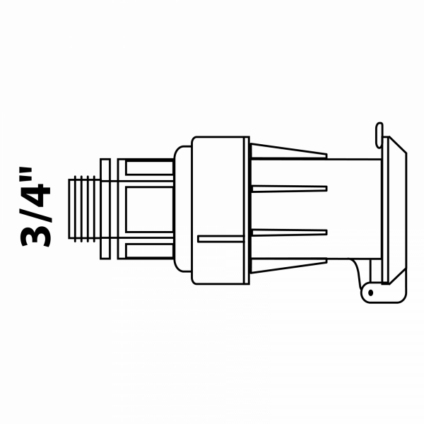 KIRCHHOFF Wassersteckdose - 3/4\" AG"