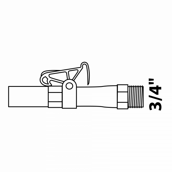 KIRCHHOFF Schlüssel für Wassersteckdose - 3/4\" AG"