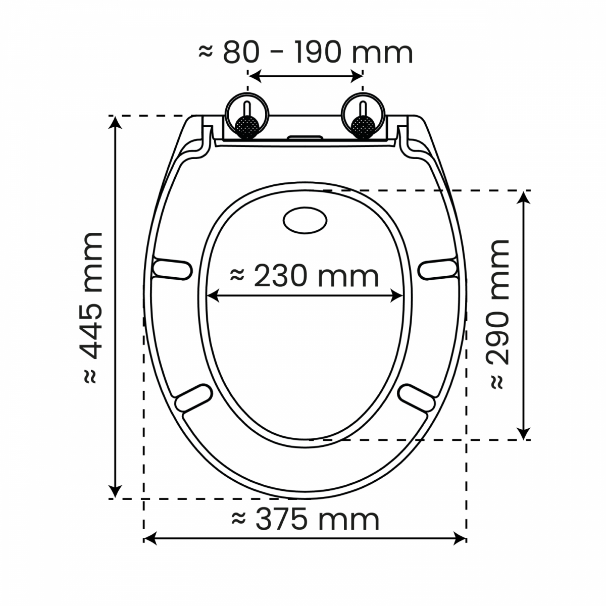 WC-Sitz Helma TÜV geprüft, in Schwarz mit Absenkautomatik und Schnellverschluss, O-Form