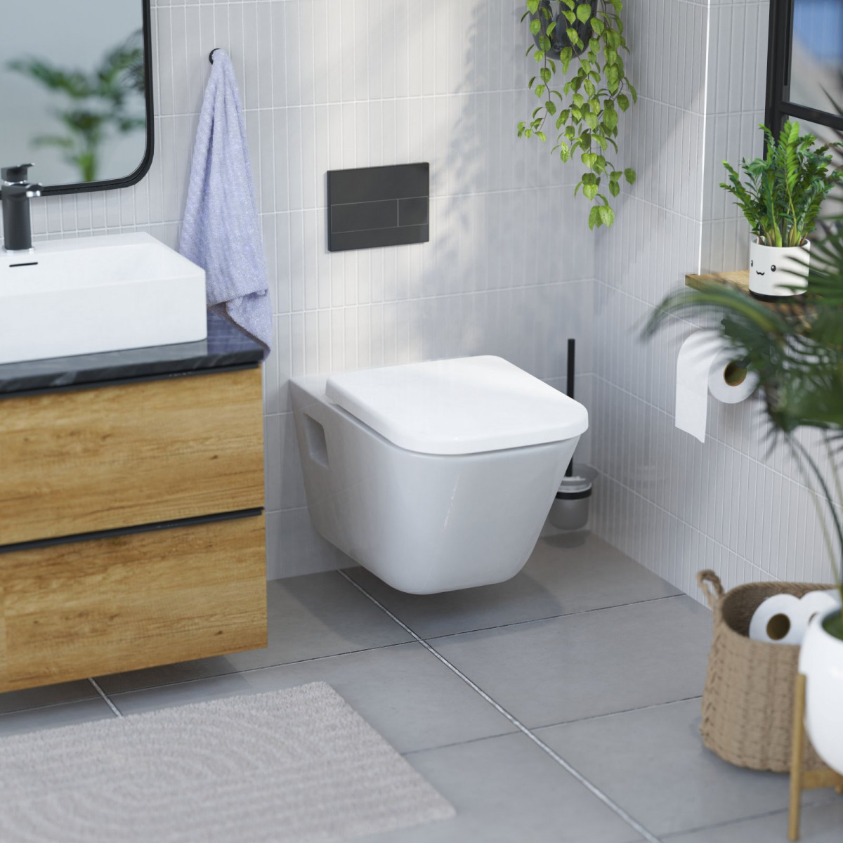 WC-Sitz Helma TÜV geprüft, in Weiß mit Absenkautomatik und Schnellverschluss, E-Form