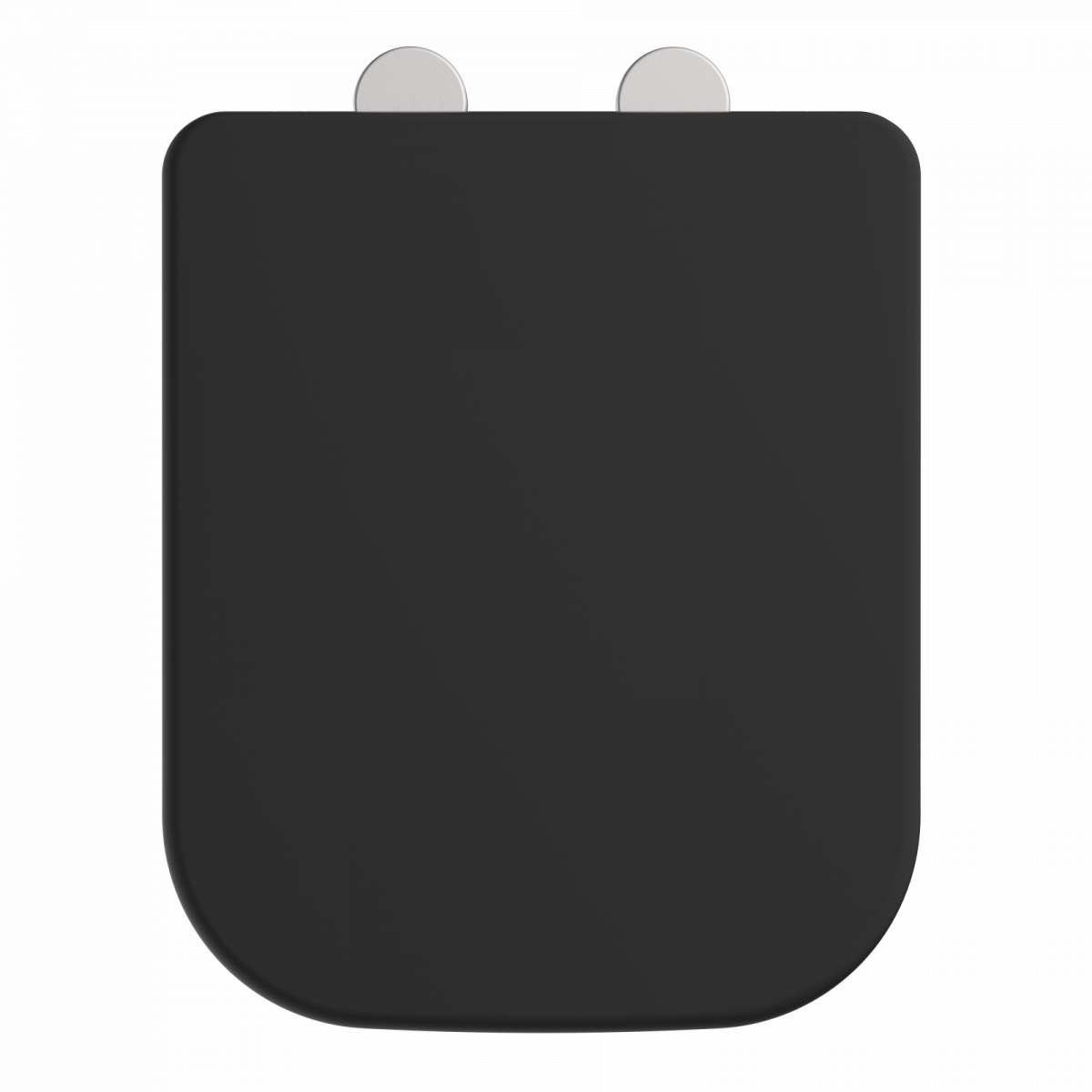 WC-Sitz Helma TÜV geprüft, in Schwarz mit Absenkautomatik und Schnellverschluss, E-Form