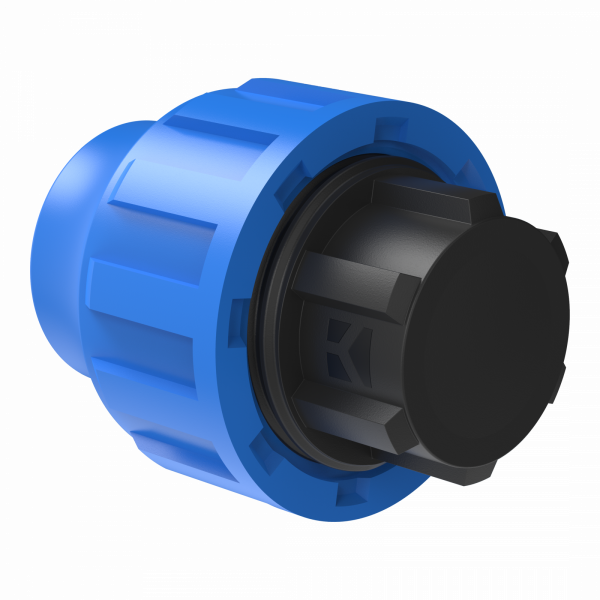 Fitting Endstück, 32 mm, Klemmfitting für HDPE