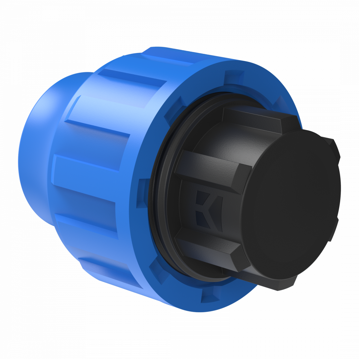 Fitting Endstück, 32 mm, Klemmfitting für HDPE